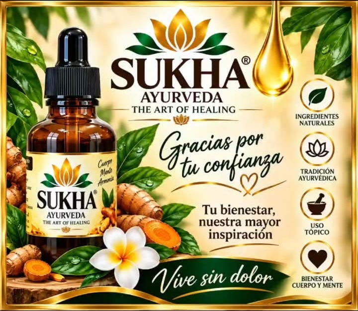 Sukha Ayurveda, The Art of Healing: «Gracias por tu confianza» · Vive sin dolor
